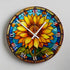 Sunflower Suncatcher Effect Clock